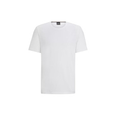 HUGO BOSS Stretch-Cotton Regular-Fit T-Shirt With Logo Detail LogoT
