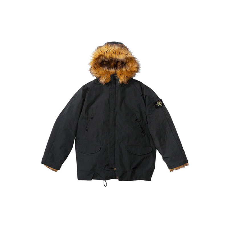 Supreme Formula Steel Reversible Faux Fur Parka