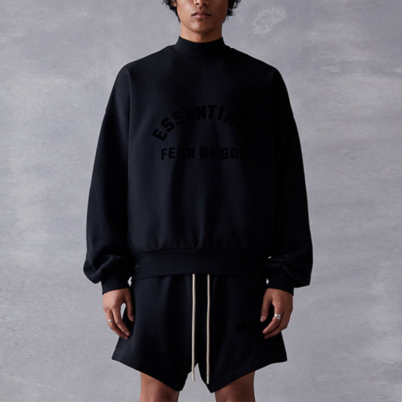 Fear of God Essentials SS23 Crewneck Essentials Core Jet Black