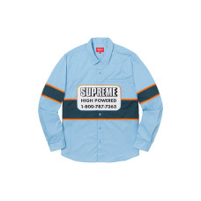 Supreme FW19 Week 1 High Powered Work Shirt logo