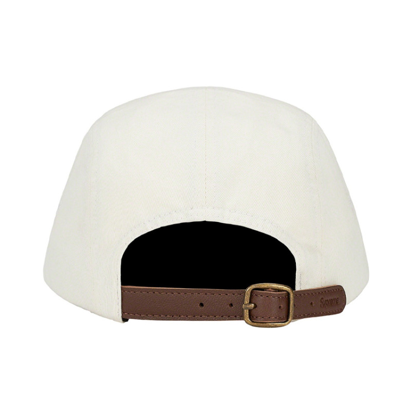 Supreme Week 1 Washed Chino Twill Camp Cap logo