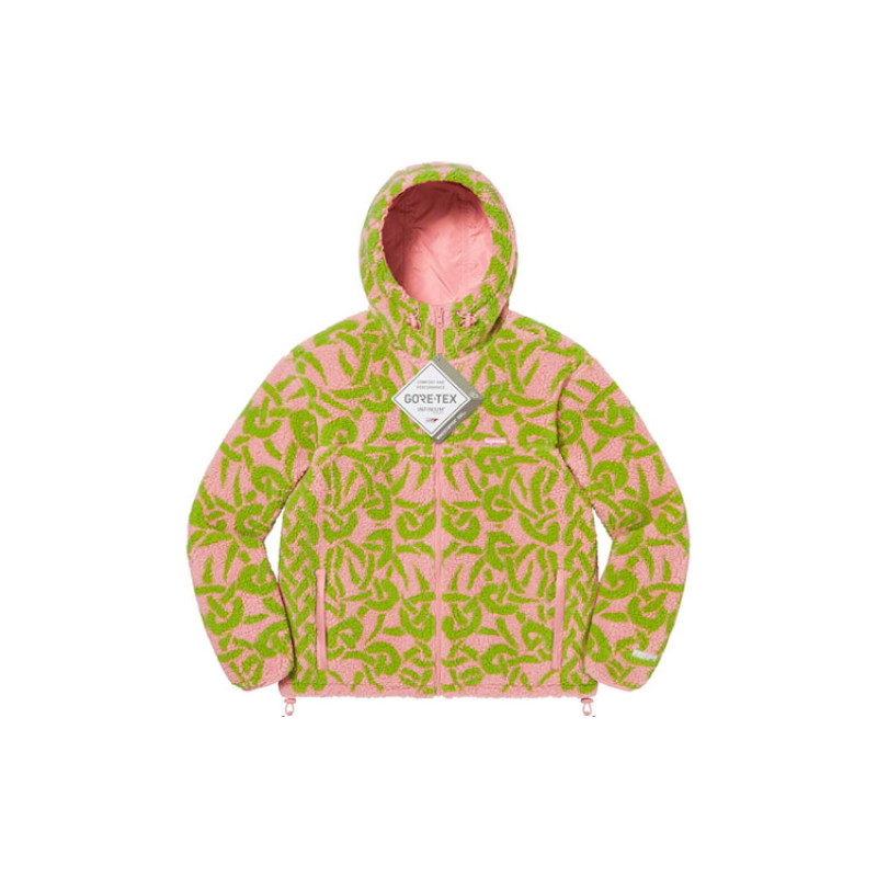 Supreme FW21 Week 7 x Fleece Hooded Celtic Knot Reversible Windstopper Jacket