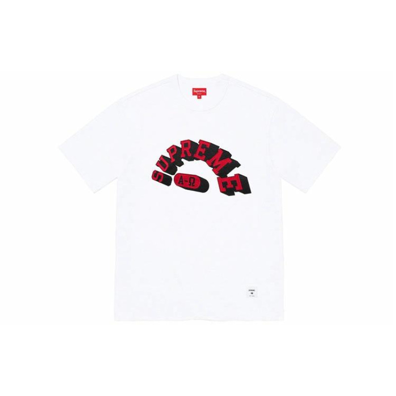 Supreme FW21 Week 1 Alpha Omega SS Top LogoT