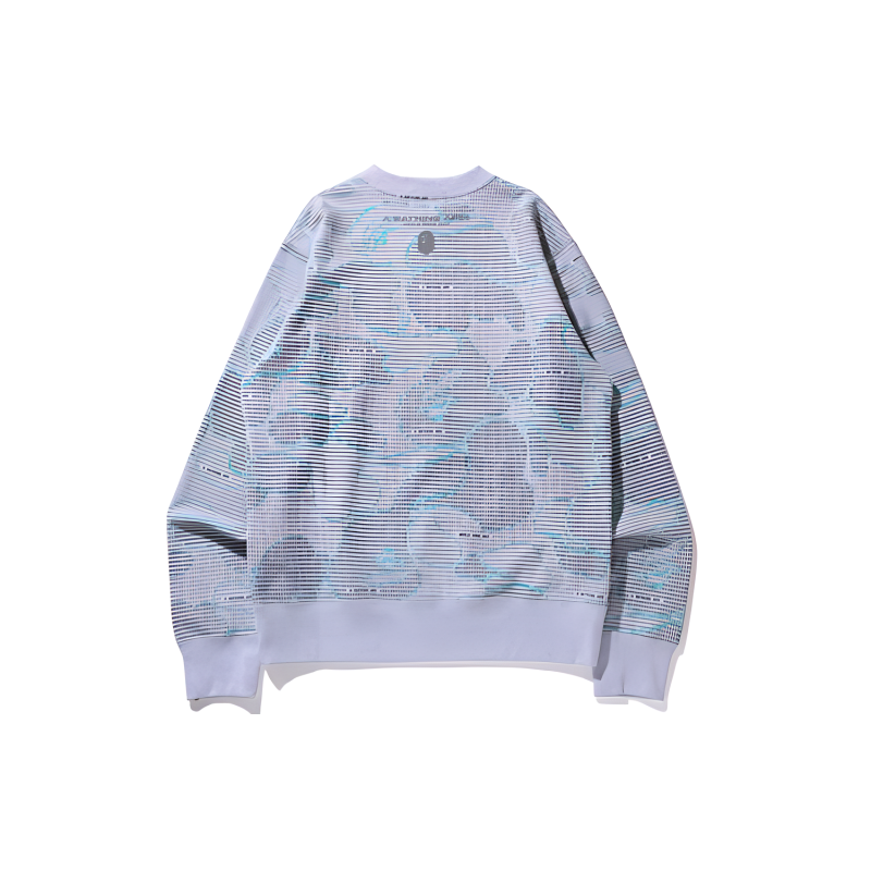 BAPE Text Code Camo Crewneck