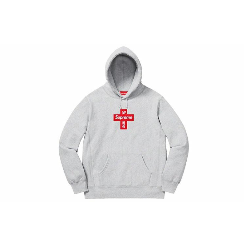 Supreme Week 15 Cross Box Logo Hooded Sweatshirt Logo
