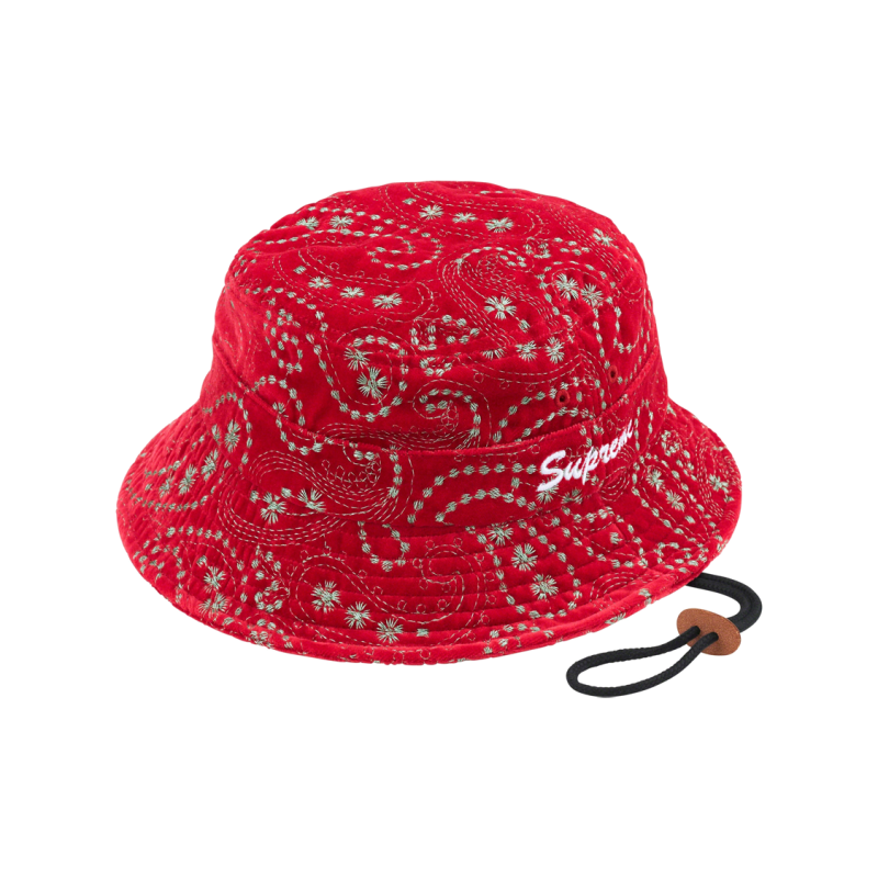 Supreme FW23 WEEK 15 VELVET PAISLEY BOONIE