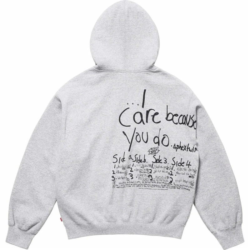 Supreme x Aphex Twin SS25 WEEK2 Zip Up Hooded Sweatshirt