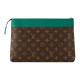 LOUIS VUITTON Pochette Voyage SOUPLE Logo