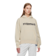 Fear of God Essentials FW20 Knit Hoodi Khaki Logo