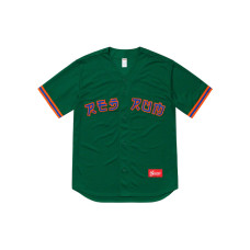 Supreme SS19 Red Rum Baseball Jersey Green