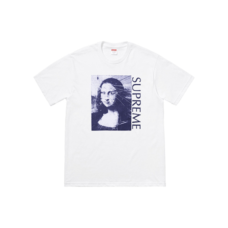 Supreme SS18 Mona Lisa Tee White T