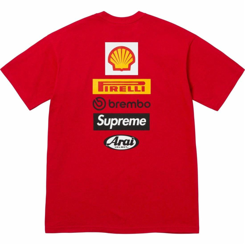 Supreme x DUCATI SS24 WEEK16 LOGO TEE logo T
