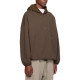 Fear of God Essentials Nylon Fleece Hoodie Heather WoodWood Heather WoodWood