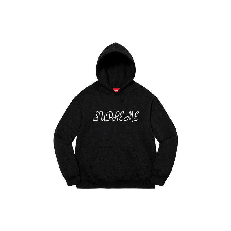 Supreme SS23 SS23 Week 1 SCRIPT HOODED SWEATSHIRT Logo