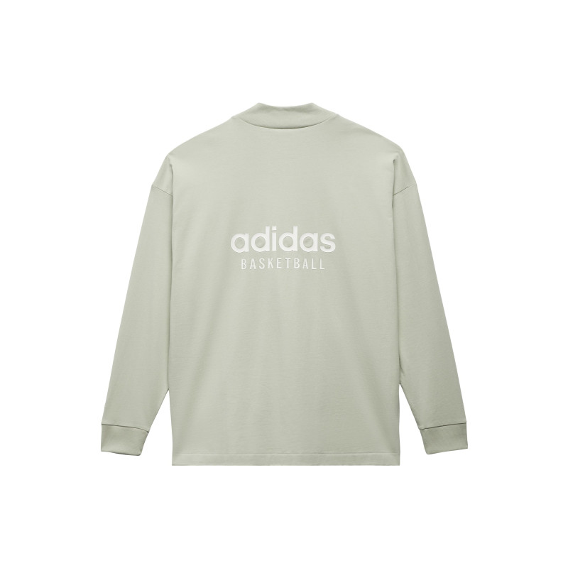 adidas originals Adidas Basketball Chapter 1 Tee Ls Halo Green LogoT