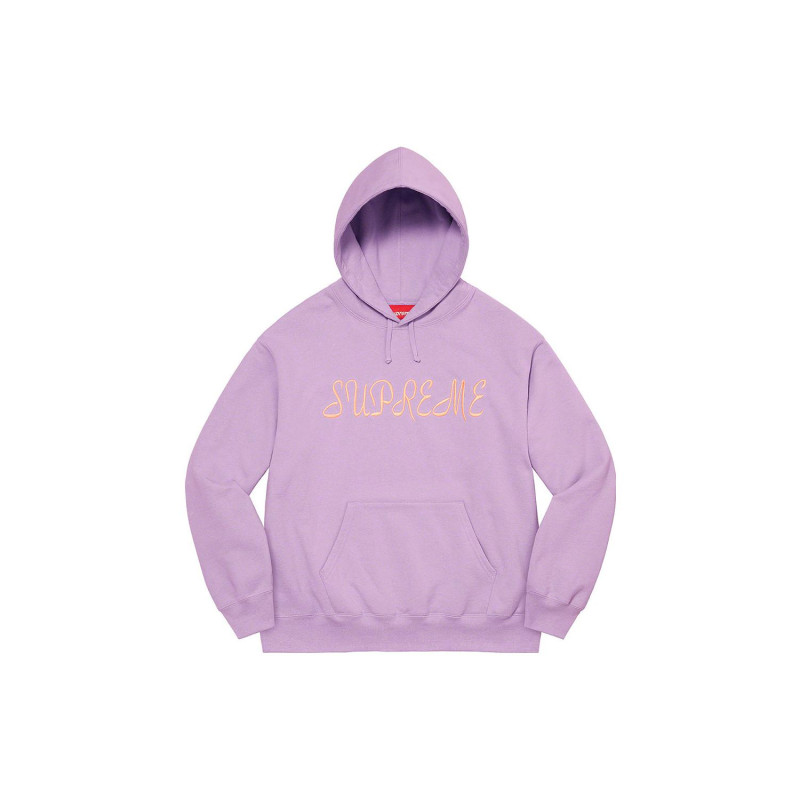 Supreme SS23 SS23 Week 1 SCRIPT HOODED SWEATSHIRT Logo