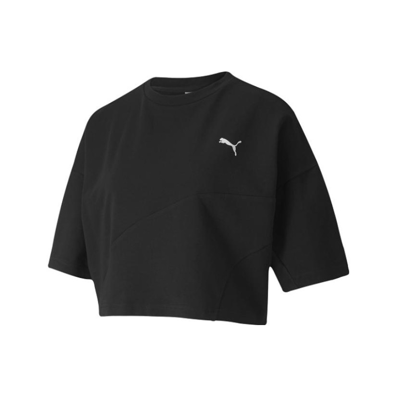 PUMA Evide Form Stripe Crop Tee T