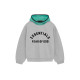 Fear of God Essentials SS24 drop2 Nylon Fleece Hoodie Light Heather GreyMint Leaf