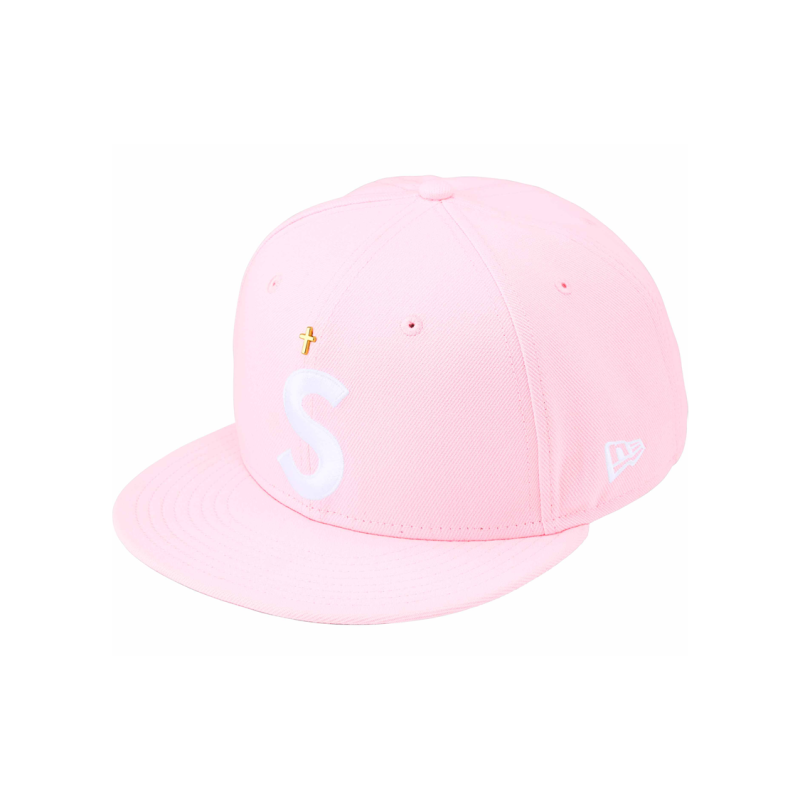 Supreme SS24 WEEK 1 GOLD CROSS S LOGO NEW ERA