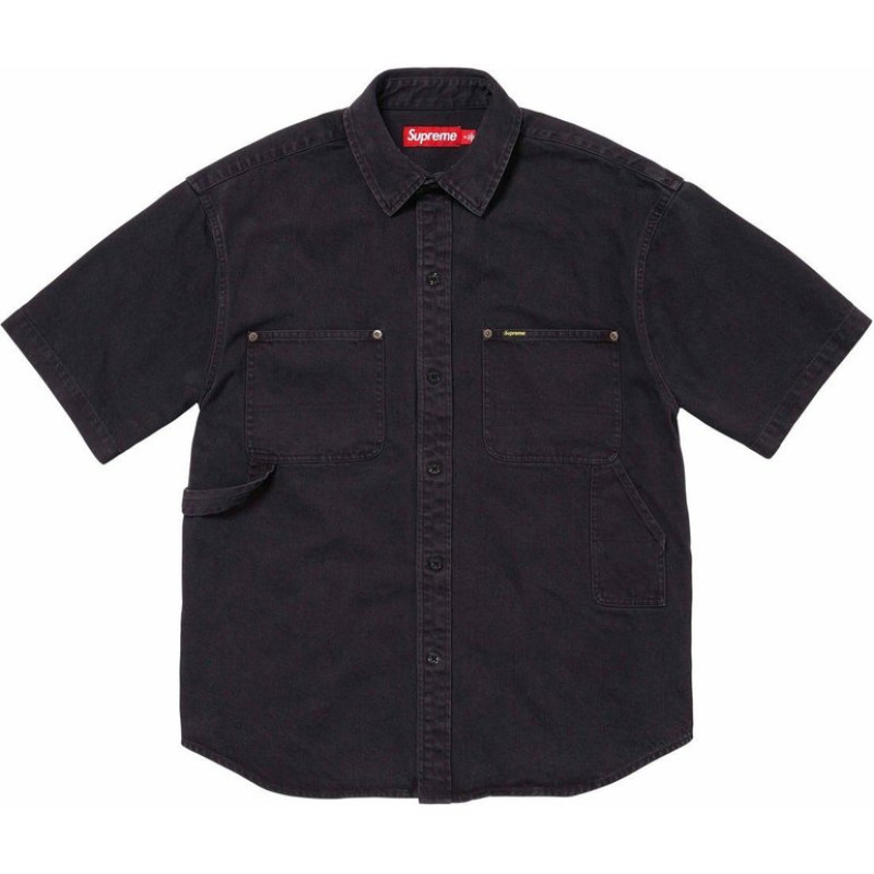 Supreme SS24 WEEK17 LOOSE FIT SS DENIM PAINTER SHIRT
