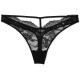 Victoria's Secret PINK VERY SEXY Shine Strap Lace Thong PantyBlack 1