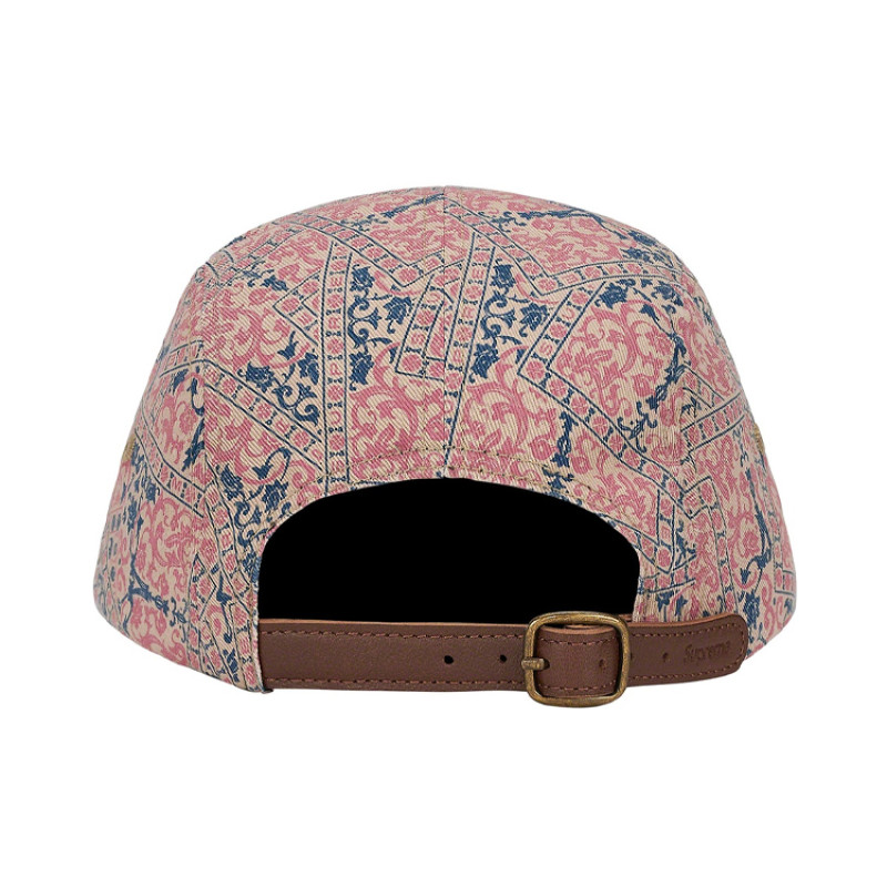 Supreme Week 1 Washed Chino Twill Camp Cap logo