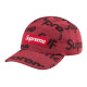 Supreme Week 10 Frayed Logos Denim Camp Cap logo