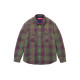 Supreme SS24 WEEK1 QUILTED FLANNEL SNAP SHIRT