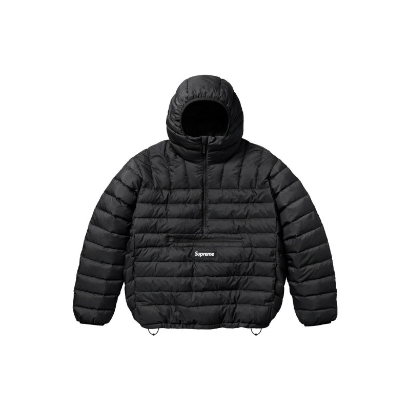 Supreme FW23 WEEK7 MICRO DOWN HALF ZIP HOODED PULLOVER
