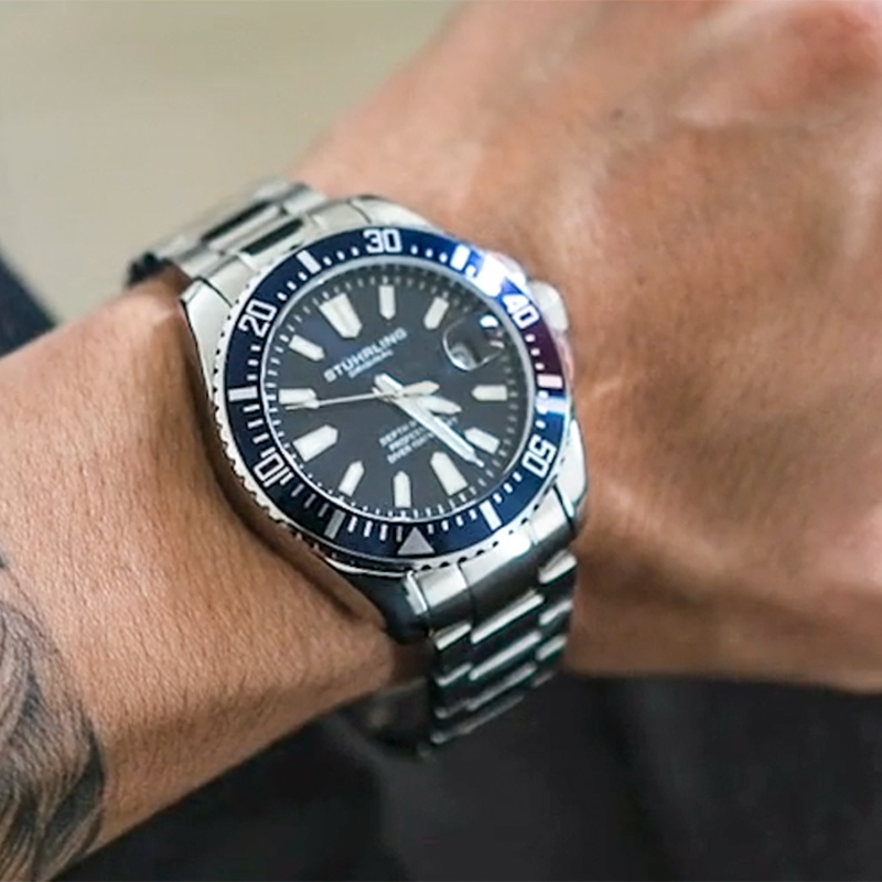STUHRLING 42mm 3950A.2+3927.4