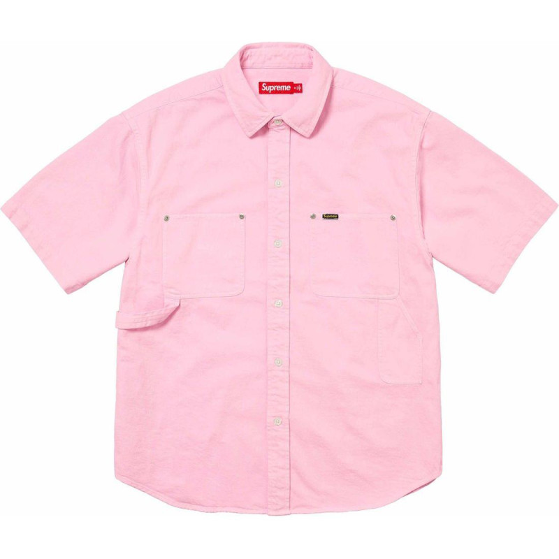 Supreme SS24 WEEK17 LOOSE FIT SS DENIM PAINTER SHIRT