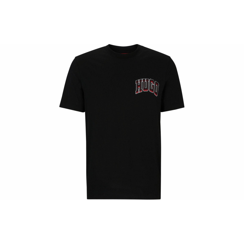 HUGO BOSS Cotton-Jersey Regular-Fit T-Shirt With Sporty Logo LogoT