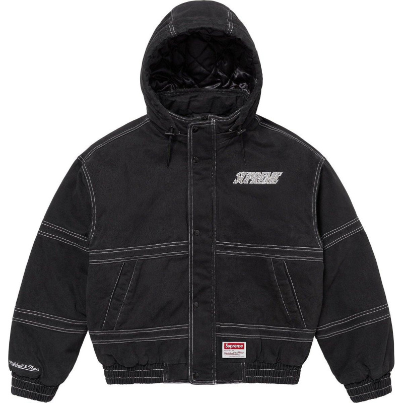 Supreme x Mitchell Ness FW24 WEEK15 Twill Stadium Jacket