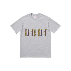Supreme SS18 Gonz Logo Tee Heather Grey LogoT