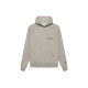 Fear of God Essentials FW21 Pullover Hoodie Dark Heather Oatmeal Logo