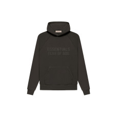 Fear of God Essentials FW22 Essentials Hoodie Wood Off Black Logo