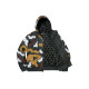 Supreme FW19 Week 12 Camo Leather Hooded Jacket Green Camo
