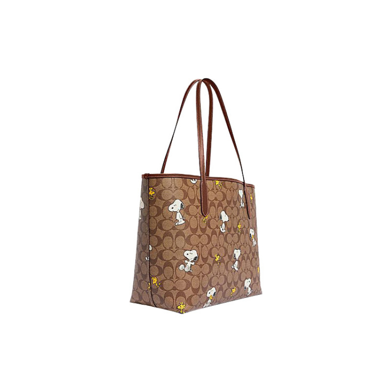 COACH x Peanuts Snoopy Dempsey 33 Tote