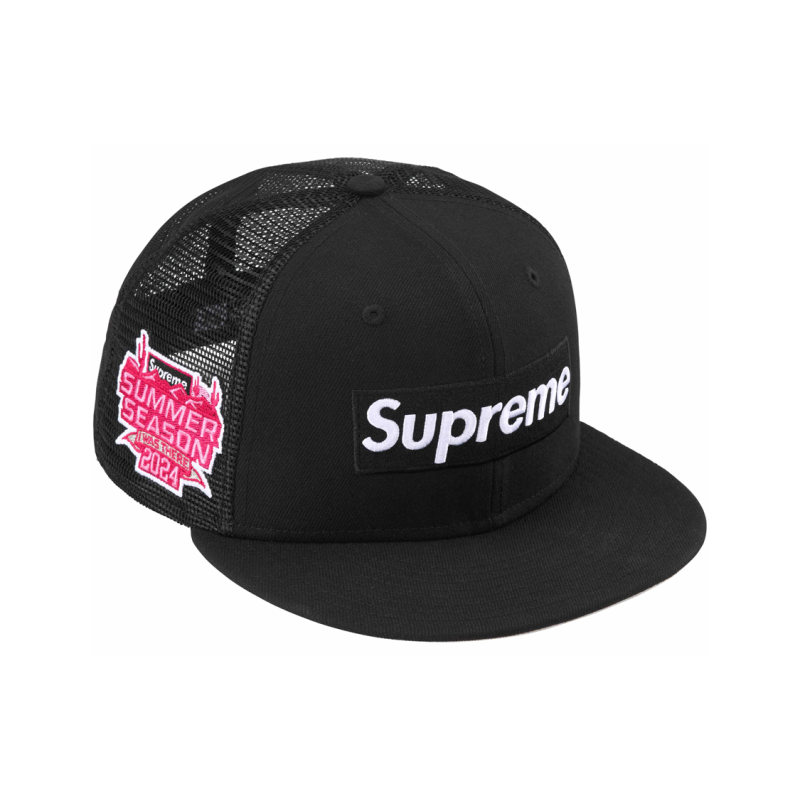 Supreme SS24 WEEK 8 BOX LOGO MESH BACK NEW ERA -