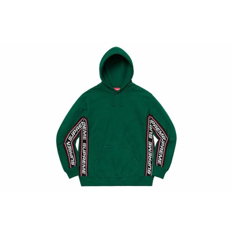 Supreme FW19 Week 3 Text Rib Hooded Sweatshirt Logo