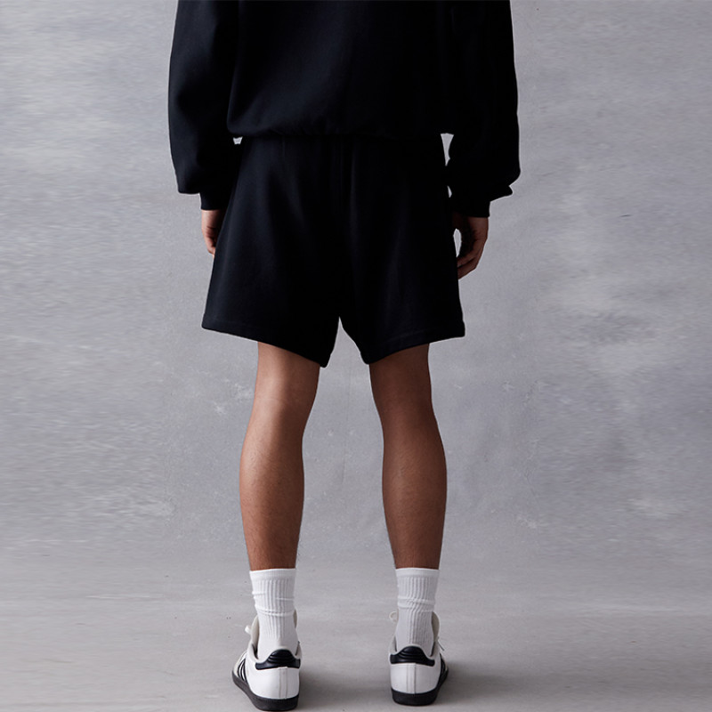 23Fear of God Essentials SS23 Sweatshort Essentials Cor Jet Black