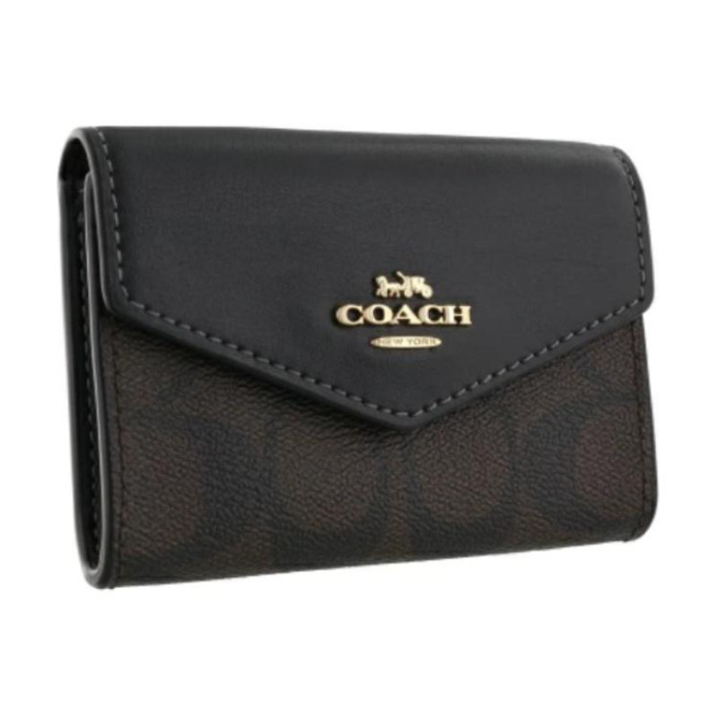 COACH Flap Card Case 10 Logo