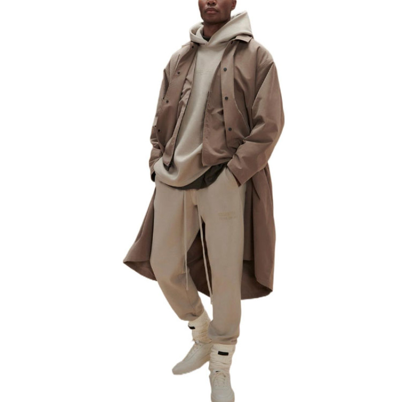 Fear of God Essentials FW22 Relaxed Hoodie Smoke Logo