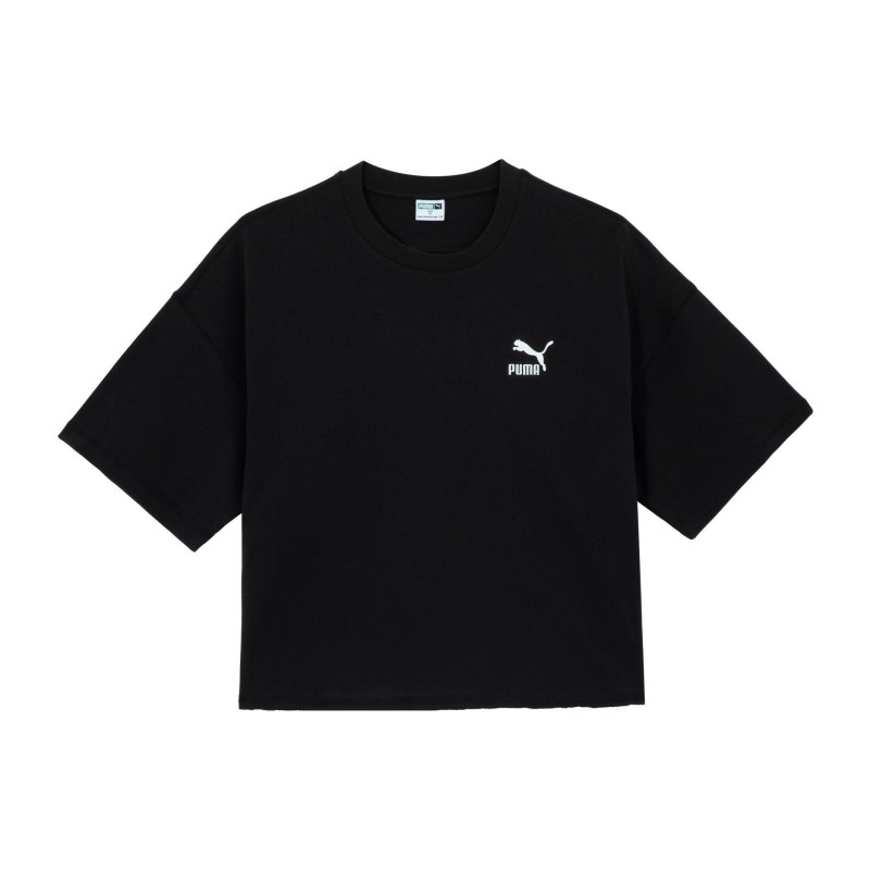 PUMA CLASSICS COURT GIRL SHORTSLEEVE TEE LogoT
