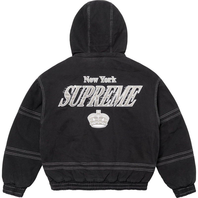Supreme x Mitchell Ness FW24 WEEK15 Twill Stadium Jacket
