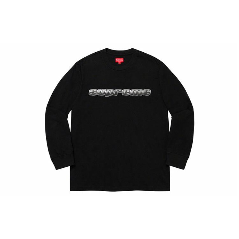 Supreme FW19 Week 3 Chrome Logo LS Top logo