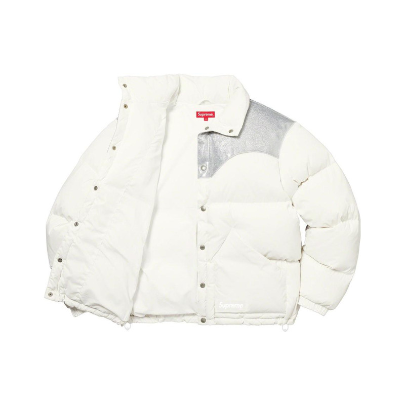 Supreme FW22 Week 18 Glitter Yoke Down Puffer Jacket