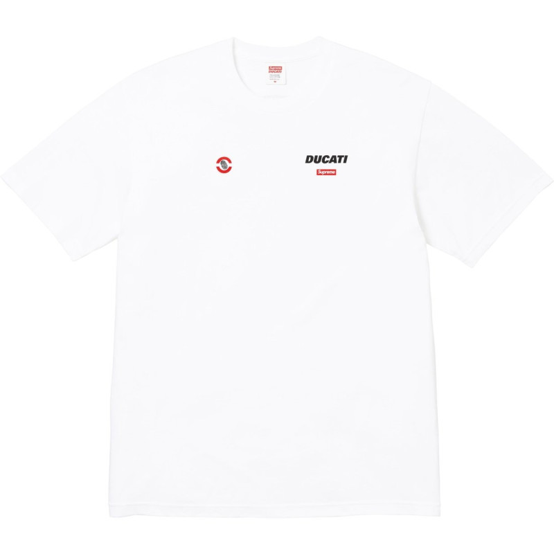 Supreme x DUCATI SS24 WEEK16 LOGO TEE logo T