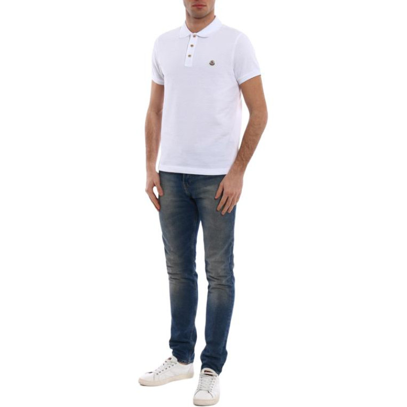 Moncler Logo Patch Polo Shirt Polo