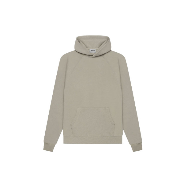 Fear of God Essentials SS21 Pull-Over Hoodie Moss Logo